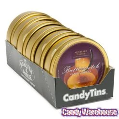 McKeever & Danlee Bon Bons Candy Tins - Butterscotch: 6-Piece Box -Best Candy Store mckeever and danlee bon bons candy tins butterscotch 6 piece box candy warehouse 3