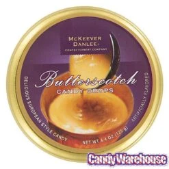 McKeever & Danlee Bon Bons Candy Tins - Butterscotch: 6-Piece Box -Best Candy Store mckeever and danlee bon bons candy tins butterscotch 6 piece box candy warehouse 4
