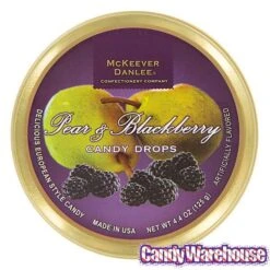 McKeever & Danlee Bon Bons Candy Tins - Pear & Blackberry: 6-Piece Box -Best Candy Store mckeever and danlee bon bons candy tins pear and blackberry 6 piece box candy warehouse 4