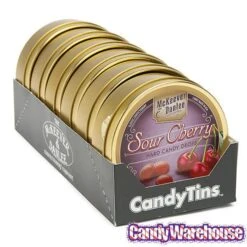 McKeever & Danlee Bon Bons Candy Tins - Sour Cherry: 6-Piece Box -Best Candy Store mckeever and danlee bon bons candy tins sour cherry 6 piece box candy warehouse 3