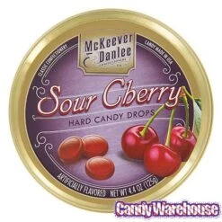 McKeever & Danlee Bon Bons Candy Tins - Sour Cherry: 6-Piece Box -Best Candy Store mckeever and danlee bon bons candy tins sour cherry 6 piece box candy warehouse 4