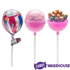 Mega Lollipops Giant Suckers: 6-Piece Display -Best Candy Store mega lollipops giant suckers 6 piece display candy warehouse 6