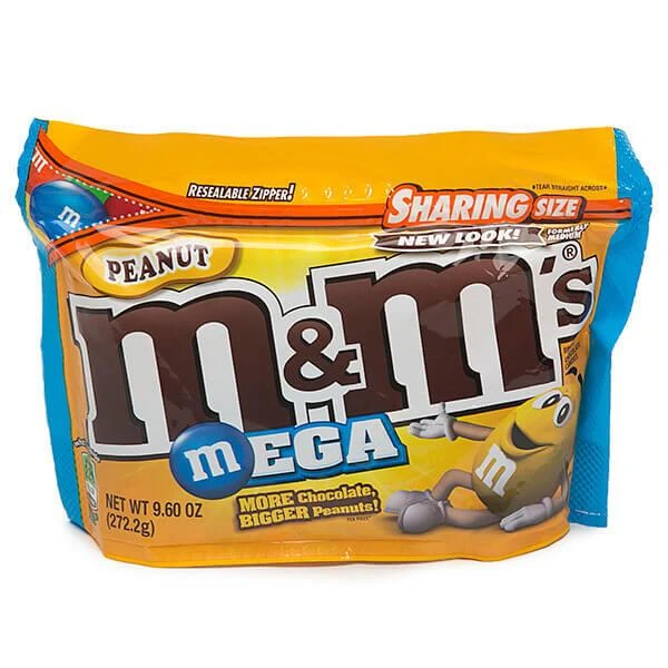 Mega M&M's Candy - Peanut: 9.6-Ounce Bag 1 Mega M&M's Candy - Peanut: 9.6-Ounce Bag