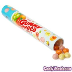 Best Candy Store -Best Candy Store meiji chocolate covered gummy fruits candy 50 piece tube candy warehouse 2