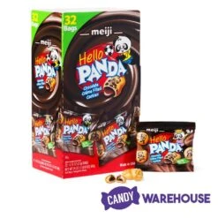 Meiji Hello Panda Chocolate Creme Filled Cookies: 32-Piece Box -Best Candy Store meiji hello panda chocolate creme filled cookies 32 piece box candy warehouse 3