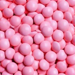 Milk Chocolate Gems - Pastel Pink: 2LB Bag