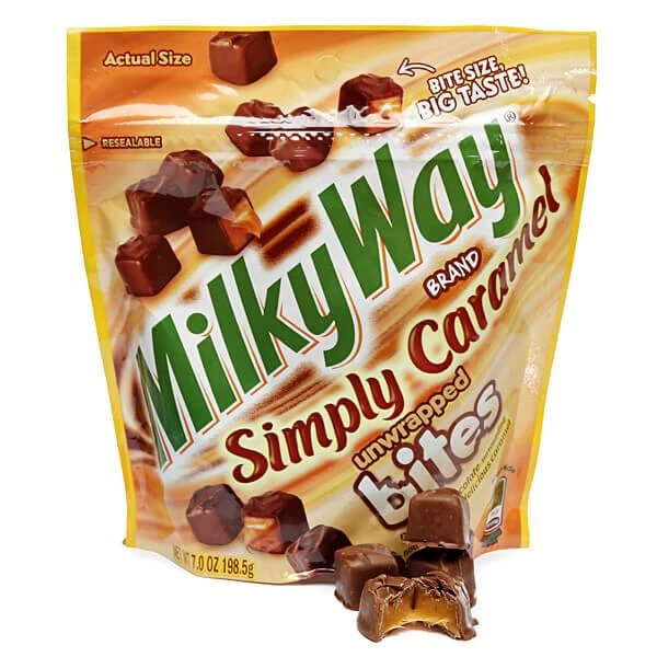 Milky Way Simply Caramel Bites Candy: 7-Ounce Bag 1 Milky Way Simply Caramel Bites Candy: 7-Ounce Bag