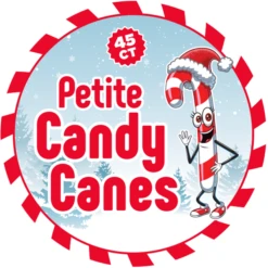 Mini Candy Canes - Red And White: 45-Piece Jar -Best Candy Store mini candy canes red and white 45 piece jar candy warehouse 3