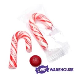 Mini Candy Canes - Red And White: 45-Piece Jar -Best Candy Store mini candy canes red and white 45 piece jar candy warehouse 7