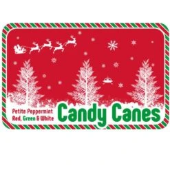 Mini Candy Canes - Red, Green, And White: 100-Piece Tub -Best Candy Store mini candy canes red green and white 100 piece tub candy warehouse 5