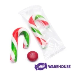 Mini Candy Canes - Red, Green, And White: 45-Piece Jar -Best Candy Store mini candy canes red green and white 45 piece jar candy warehouse 7