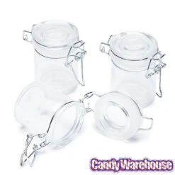 Mini Glass Favor Jars - 1.25-Ounce Canning Jar With Swing Top: 12-Piece Set -Best Candy Store mini glass favor jars 1 25 ounce canning jar with swing top 12 piece set candy warehouse 5