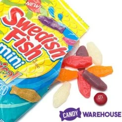 Mini Swedish Fish Candy - Tropical: 3.75LB Box -Best Candy Store mini swedish fish candy tropical 3 75lb box candy warehouse 5