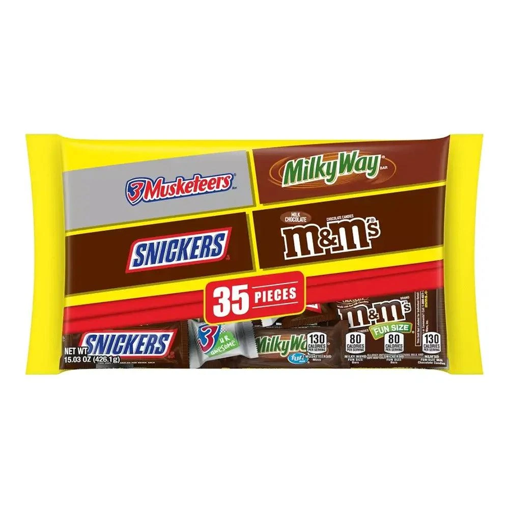 M&M-Mars Fun Size Chocolate Candy Assortment: 35-Piece Bag 1 M&M-Mars Fun Size Chocolate Candy Assortment: 35-Piece Bag