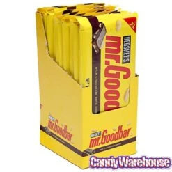 Mr. Goodbar Chocolate 4.4-Ounce Jumbo Candy Bars: 12-Piece Box -Best Candy Store mr goodbar chocolate 4 4 ounce jumbo candy bars 12 piece box candy warehouse 3