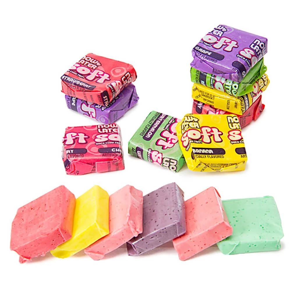 Now And Later Soft Taffy Squares - Assorted: 120-Piece Tub 1 Now And Later Soft Taffy Squares - Assorted: 120-Piece Tub
