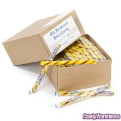 Old Fashioned Hard Candy Sticks - Banana: 80-Piece Box -Best Candy Store old fashioned hard candy sticks banana 80 piece box candy warehouse 4 1c2ace43 6f51 4678 a2f0 2e895dad58e2