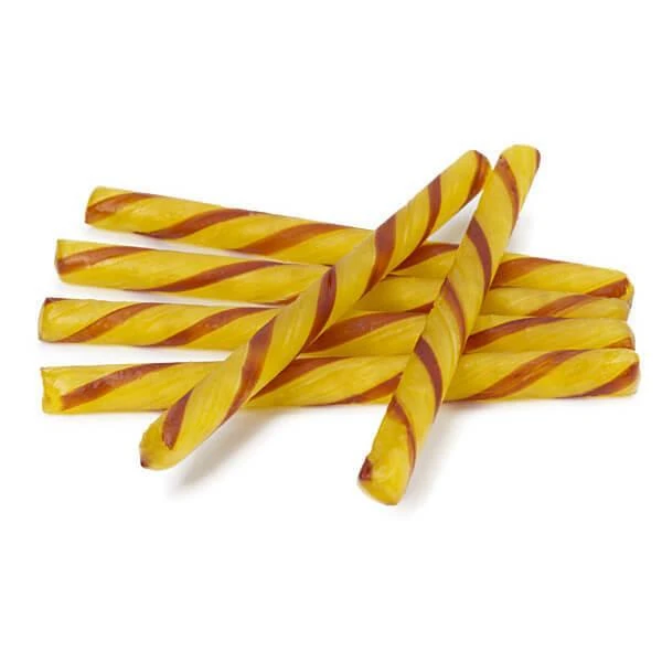 Old Fashioned Hard Candy Sticks - Butterscotch: 80-Piece Box 1 Old Fashioned Hard Candy Sticks - Butterscotch: 80-Piece Box