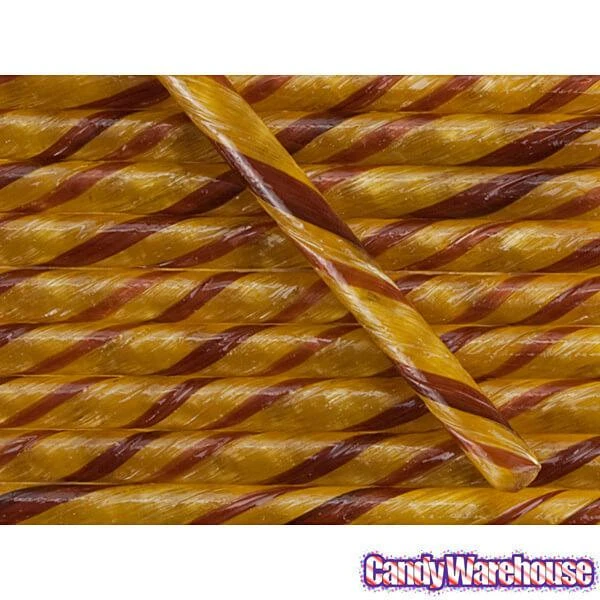 Old Fashioned Hard Candy Sticks - Butterscotch: 80-Piece Box 2 Old Fashioned Hard Candy Sticks - Butterscotch: 80-Piece Box - Image 2