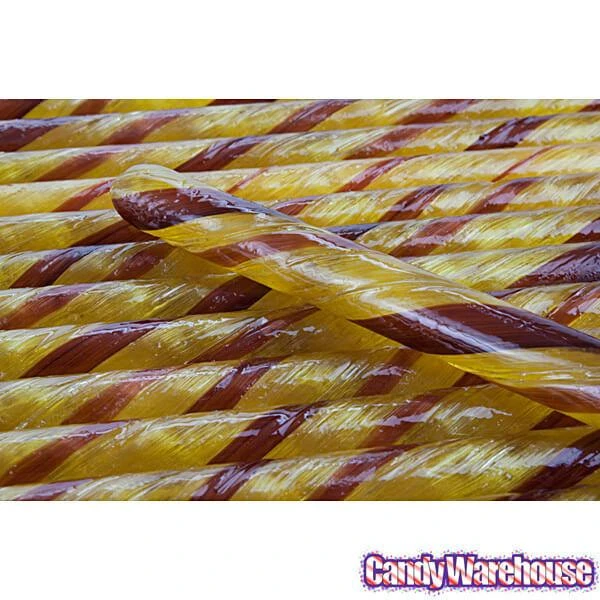 Old Fashioned Hard Candy Sticks - Butterscotch: 80-Piece Box 3 Old Fashioned Hard Candy Sticks - Butterscotch: 80-Piece Box - Image 3