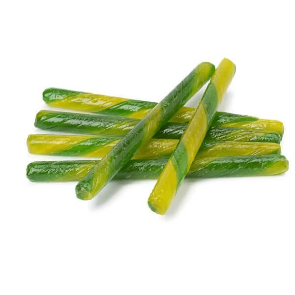 Old Fashioned Hard Candy Sticks - Lemon Lime: 80-Piece Box 1 Old Fashioned Hard Candy Sticks - Lemon Lime: 80-Piece Box