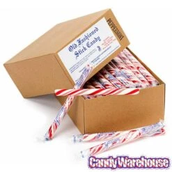 Old Fashioned Hard Candy Sticks - Peppermint: 80-Piece Box -Best Candy Store old fashioned hard candy sticks peppermint 80 piece box candy warehouse 4 2296b750 aaf6 4cb6 b365 900657068a65