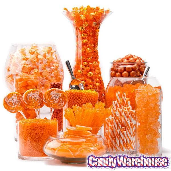 Old Fashioned Hard Candy Sticks - Tangerine: 80-Piece Box 2 Old Fashioned Hard Candy Sticks - Tangerine: 80-Piece Box - Image 2