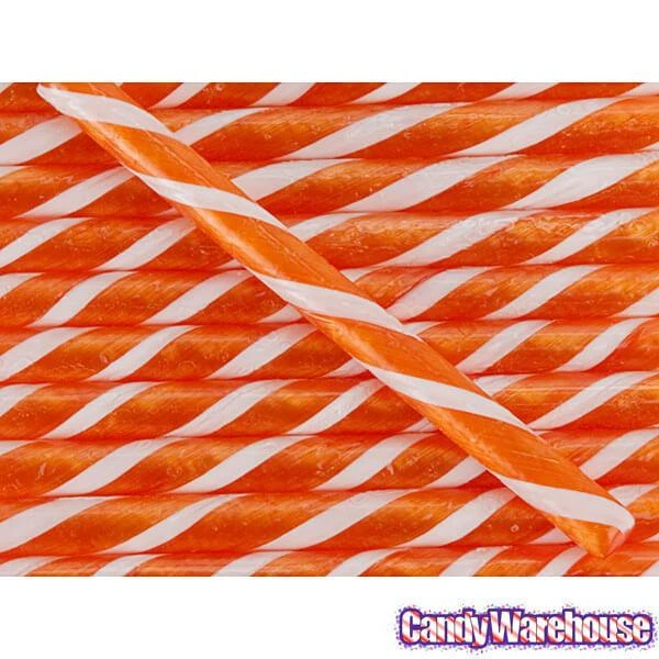 Old Fashioned Hard Candy Sticks - Tangerine: 80-Piece Box 3 Old Fashioned Hard Candy Sticks - Tangerine: 80-Piece Box - Image 3