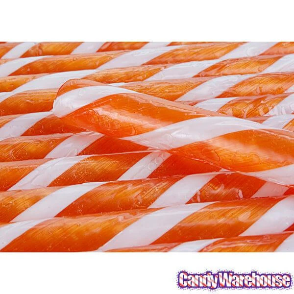 Old Fashioned Hard Candy Sticks - Tangerine: 80-Piece Box 4 Old Fashioned Hard Candy Sticks - Tangerine: 80-Piece Box - Image 4