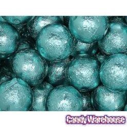 Palmer Foiled Caramel Filled Chocolate Candy Balls - Robin Egg Blue: 5LB Bag -Best Candy Store palmer foiled caramel filled chocolate candy balls robin egg blue 5lb bag candy warehouse 4