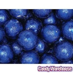 Palmer Foiled Caramel Filled Chocolate Candy Balls - Royal Blue: 5LB Bag -Best Candy Store palmer foiled caramel filled chocolate candy balls royal blue 5lb bag candy warehouse 4
