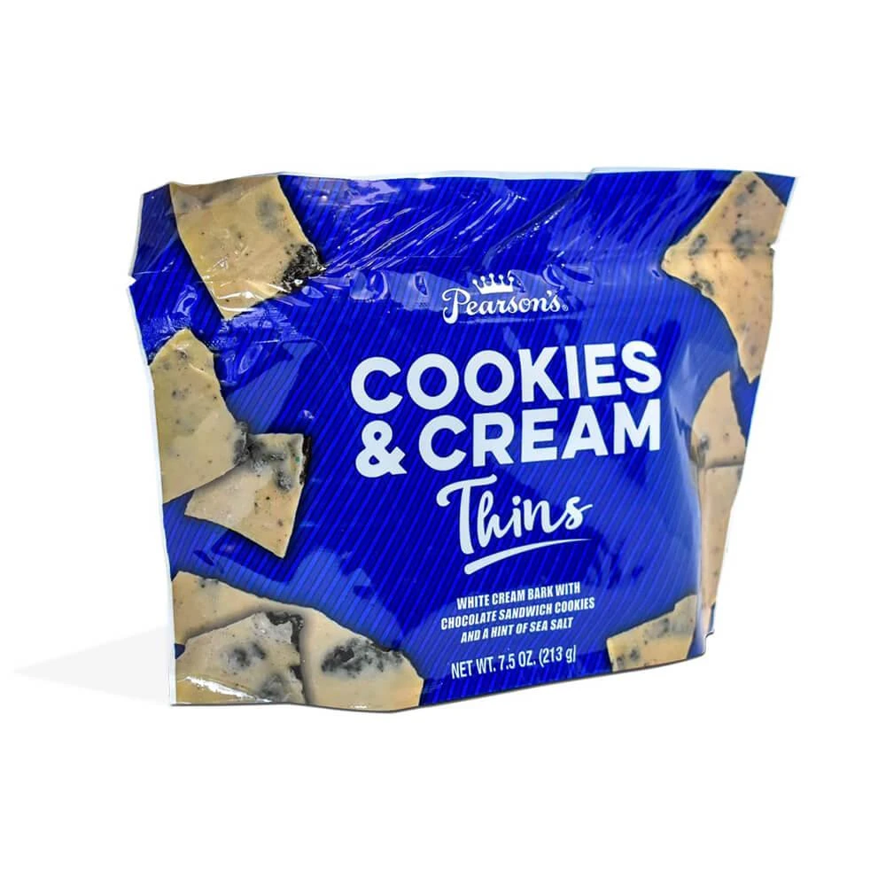 Pearson's Cookies And Cream Thins: 7.5-Ounce Bag 1 Pearson's Cookies And Cream Thins: 7.5-Ounce Bag