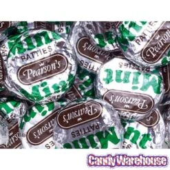 Pearson's Dark Chocolate Mint Patties: 240-Piece Tub -Best Candy Store pearson s dark chocolate mint patties 240 piece tub candy warehouse 3