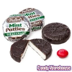 Pearson's Dark Chocolate Mint Patties: 240-Piece Tub -Best Candy Store pearson s dark chocolate mint patties 240 piece tub candy warehouse 5