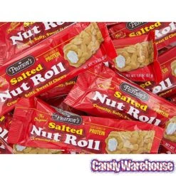 Pearson's Salted Nut Roll Candy Bars: 24-Piece Box -Best Candy Store pearson s salted nut roll candy bars 24 piece box candy warehouse 5