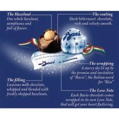 Perugina Baci Chocolates: 28-Piece Gift Box -Best Candy Store perugina baci chocolates 28 piece gift box candy warehouse 5