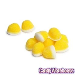 Petite Pufflettes Gummy Bites - Lemon: 16-Ounce Bag -Best Candy Store petite pufflettes gummy bites lemon 16 ounce bag candy warehouse 5