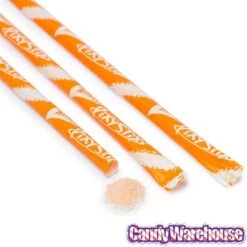 Pixy Stix Candy Powder Straws - Orange: 50-Piece Bag -Best Candy Store pixy stix candy powder straws orange 50 piece bag candy warehouse 3