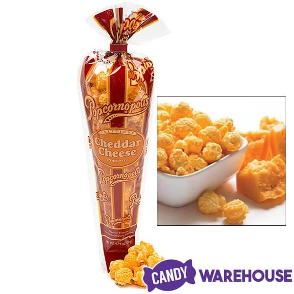 Popcornopolis Mini Cones Assorted Popcorn Packs: 12-Piece Bag 2 Popcornopolis Mini Cones Assorted Popcorn Packs: 12-Piece Bag - Image 2