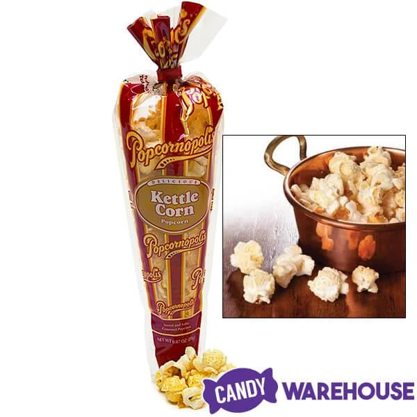 Popcornopolis Mini Cones Assorted Popcorn Packs: 12-Piece Bag 3 Popcornopolis Mini Cones Assorted Popcorn Packs: 12-Piece Bag - Image 3
