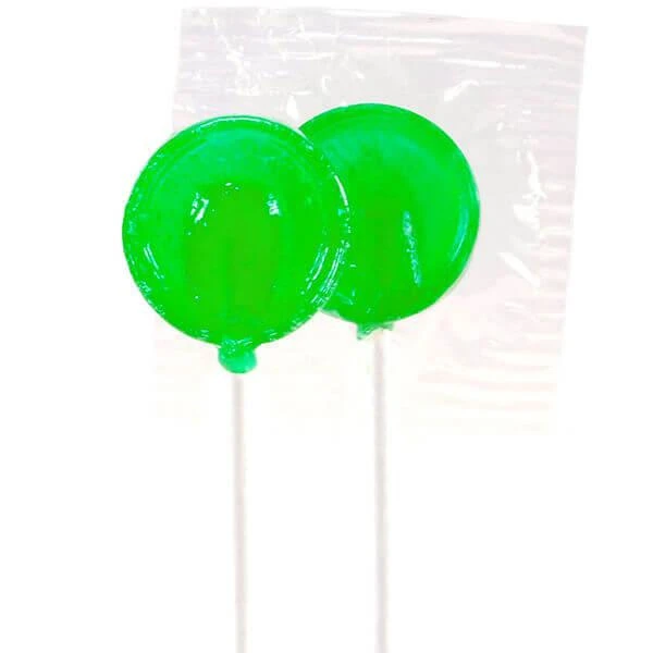 Primrose Green Lime Lollipops: 5LB Bag 1 Primrose Green Lime Lollipops: 5LB Bag