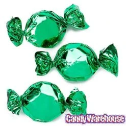 Primrose Metallic Foiled Hard Candy Buttons - Green: 5LB Bag -Best Candy Store primrose metallic foiled hard candy buttons green 5lb bag candy warehouse 3