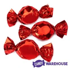 Primrose Metallic Foiled Hard Candy Buttons - Red: 5LB Bag -Best Candy Store primrose metallic foiled hard candy buttons red 5lb bag candy warehouse 3