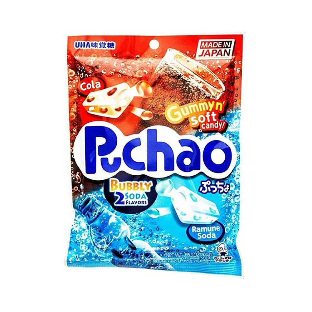Puchao Bubbly Soda Gummy Candy:3.53-Ounce Bag 1 Puchao Bubbly Soda Gummy Candy:3.53-Ounce Bag