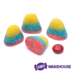 Pufflettes Gummy Bites - Tropical Rainbow: 1KG Bag -Best Candy Store pufflettes gummy bites tropical rainbow 1kg bag candy warehouse 3