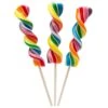 Rainbow Swirl 2.5-Ounce Corkscrew Twist Lollipops: 12-Piece Display