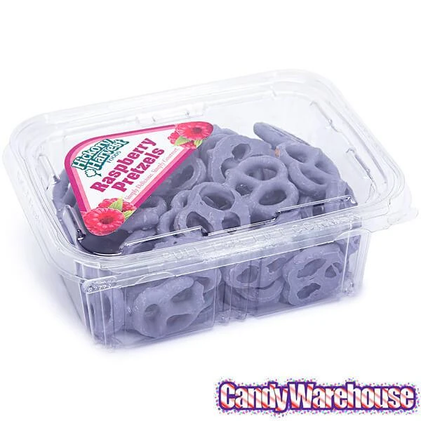 Raspberry Yogurt Covered Mini Pretzels: 9-Ounce Tub 2 Raspberry Yogurt Covered Mini Pretzels: 9-Ounce Tub - Image 2