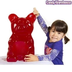 Red 26-Pound Party Gummy Bear -Best Candy Store red 26 pound party gummy bear candy warehouse 4