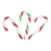 Red, White, And Green Peppermint Mini Candy Canes: 200-Piece Tub