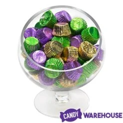 Reese's Peanut Butter Cups Color Combo - Purple, Green And Gold: 600-Piece Box -Best Candy Store reese s peanut butter cups color combo purple green and gold 600 piece box candy warehouse 4